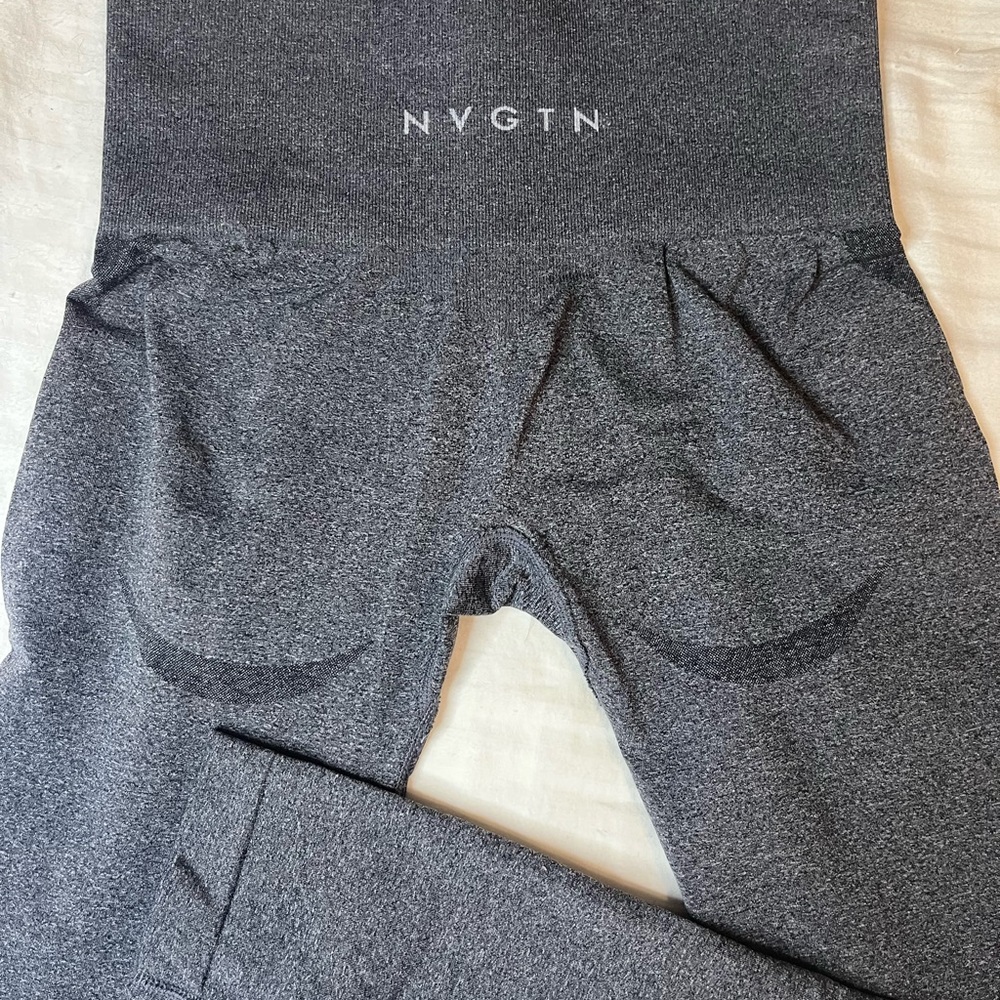 NVGTN Dark Grey Seamless Contour Leggings